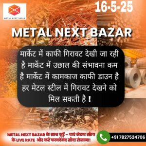 आज का मेटल आयरन स्क्रैप रेट – ताज़ा जानकारी