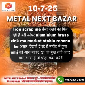Aaj ka iron scrap ka bhav aur market update