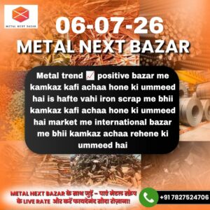 Metal Prediction पोस्ट जिसमें आज के धातु बाजार की संभावित कीमतों और बाजार की दिशा की जानकारी दी गई है।