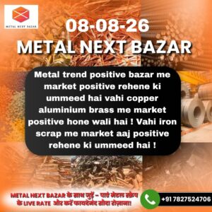 आज का Metal Prediction | कॉपर, एल्युमिनियम, ब्रास और आयरन स्क्रैप मार्केट
